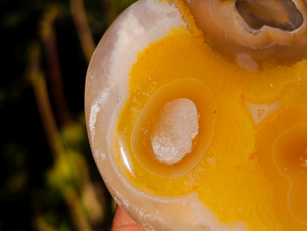 Polished Large Lemur Island Carnelian Agate Crystalline Hearts x 6 From Nosy Varika, Madagascar - Toprock Gemstones and Minerals 