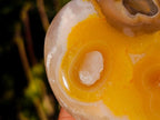 Polished Large Lemur Island Carnelian Agate Crystalline Hearts x 6 From Nosy Varika, Madagascar - Toprock Gemstones and Minerals 