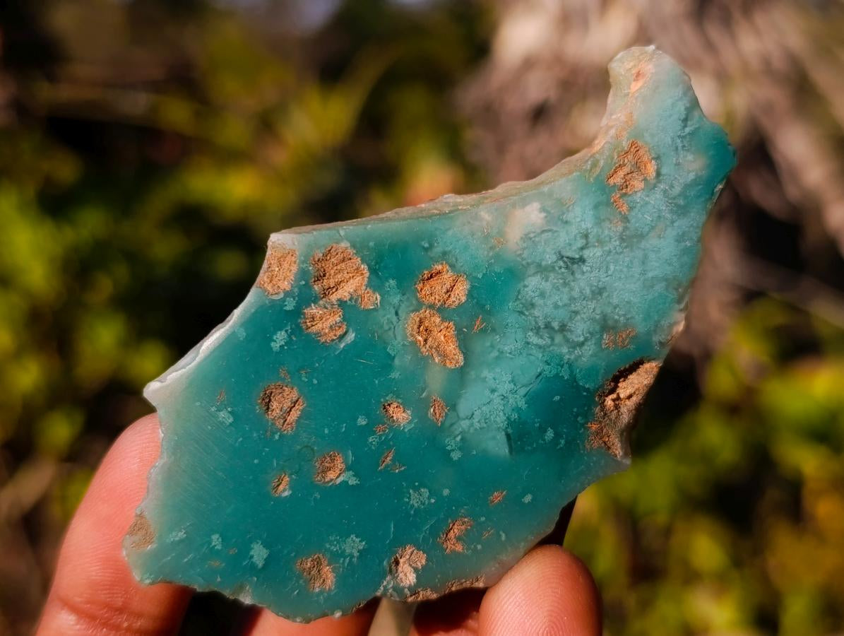 Polished On One Side Mtorolite Chrysoprase Slices x 35 From Mutorashanga, Zimbabwe - Toprock Gemstones and Minerals 