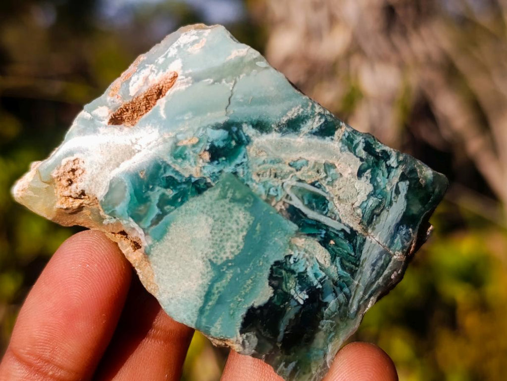Polished On One Side Mtorolite Chrysoprase Slices x 35 From Mutorashanga, Zimbabwe - Toprock Gemstones and Minerals 