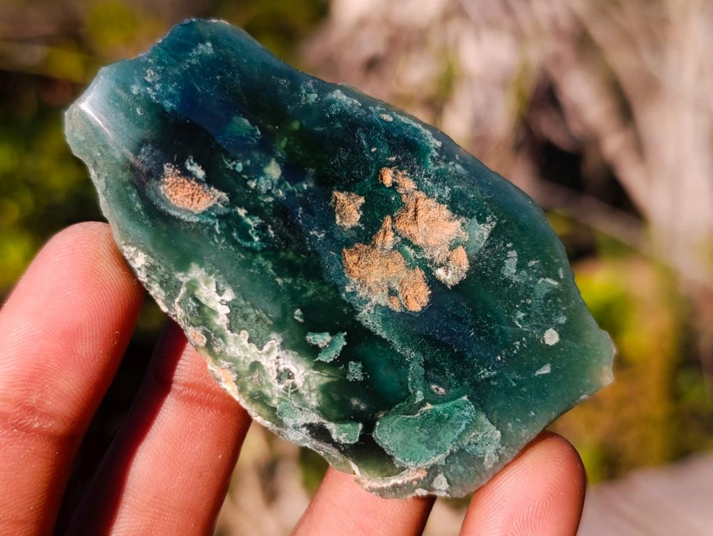 Polished On One Side Mtorolite Chrysoprase Slices x 35 From Mutorashanga, Zimbabwe - Toprock Gemstones and Minerals 