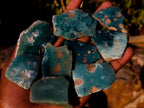 Polished On One Side Mtorolite Chrysoprase Slices x 35 From Mutorashanga, Zimbabwe - Toprock Gemstones and Minerals 