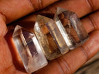 Polished Mixed Clear and Smokey Quartz Jewellery Crystals x 48 From Madagascar - Toprock Gemstones and Minerals 