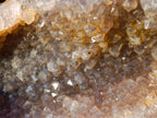 Polished and Natural Agate with Crystalline Geode Centres x 3 From Maintirano, Madagascar - Toprock Gemstones and Minerals 