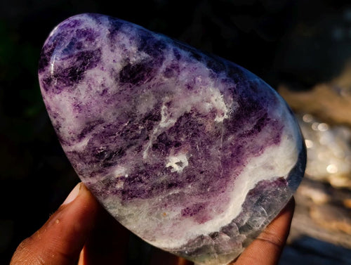 Polished Watermelon Fluorite Standing Display Pieces x 3 From Uis, Namibia - Toprock Gemstones and Minerals 