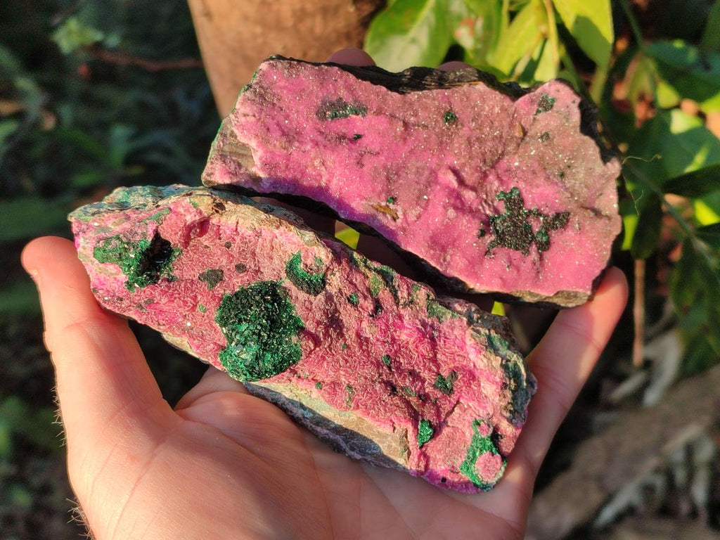 Natural Salrose Cobaltoan Dolomite Specimens x 13 From Kakanda, Congo - Toprock Gemstones and Minerals 
