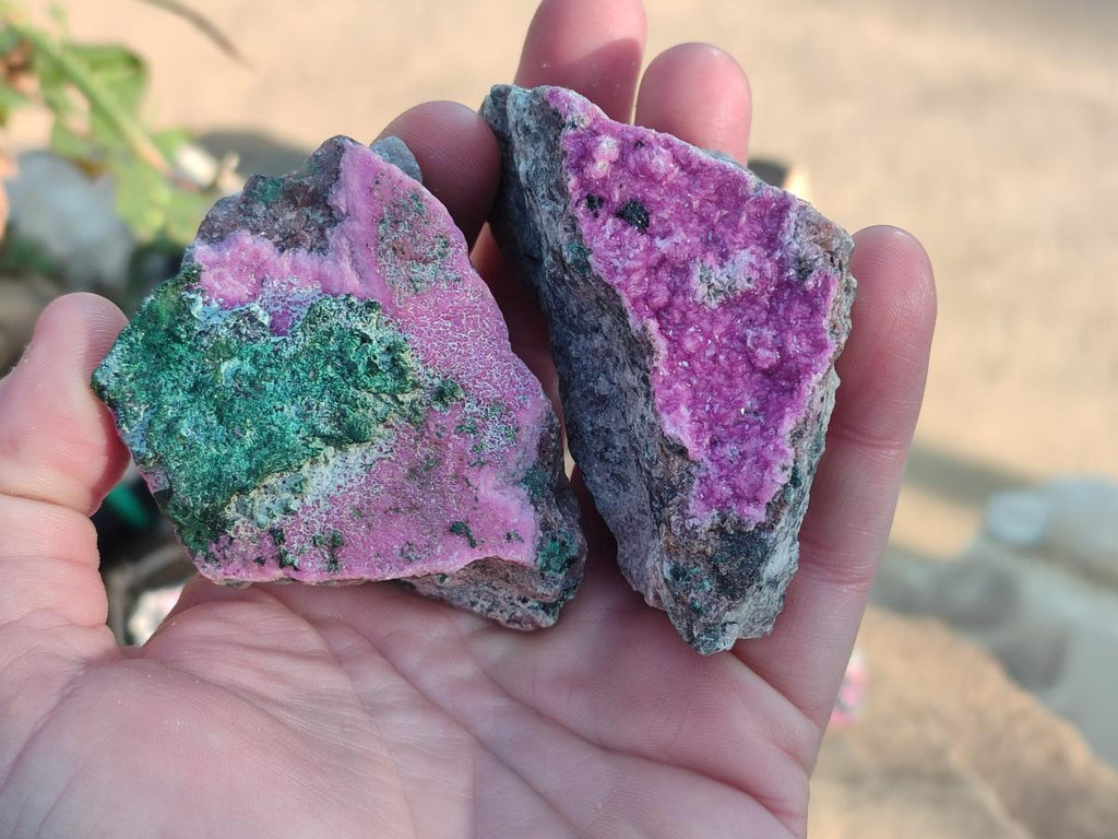 Natural Salrose Cobaltoan Dolomite Specimens x 13 From Kakanda, Congo - Toprock Gemstones and Minerals 