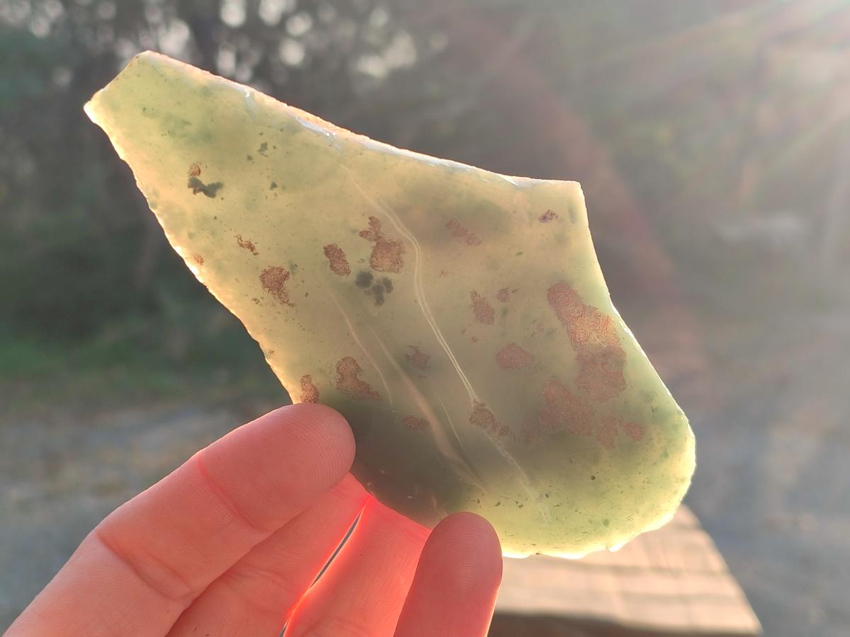 Polished on One Side Mtorolite Chrysoprase Slices x 12 From Mutorashanga, Zimbabwe - Toprock Gemstones and Minerals 