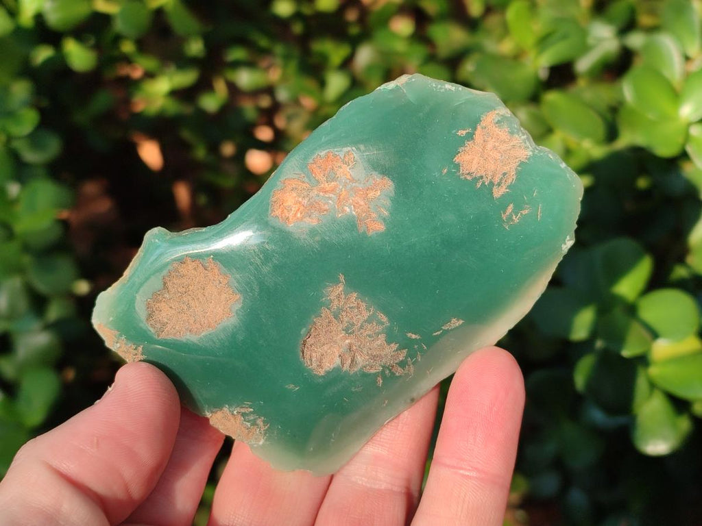 Polished on One Side Mtorolite Chrysoprase Slices x 12 From Mutorashanga, Zimbabwe - Toprock Gemstones and Minerals 