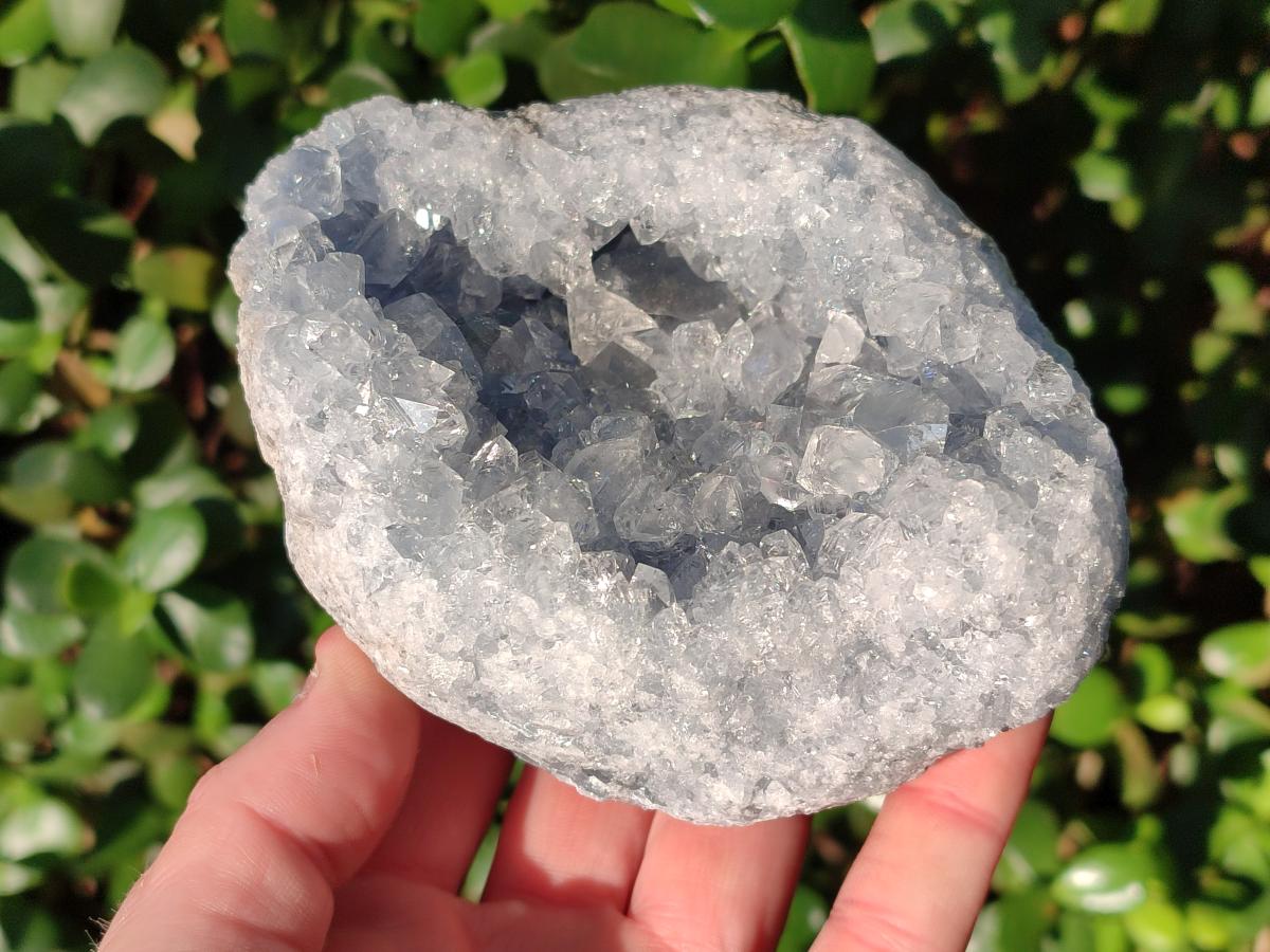 Natural Blue Celestite Specimens x 2 From Sakoany, Madagascar - Toprock Gemstones and Minerals 