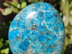 Polished Blue Apatite Standing Display Pieces x 3 From Betroka, Madagascar - Toprock Gemstones and Minerals 