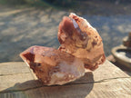 Natural Red Hematoid Quartz Crystals and Clusters x 12 From Karoi, Zimbabwe - Toprock Gemstones and Minerals 