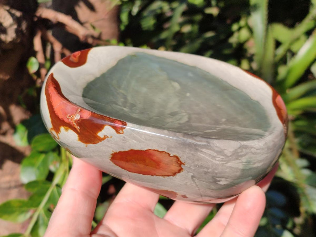 Polished Polychrome Jasper Bowls x 2 From NW Coast, Madagascar - Toprock Gemstones and Minerals 