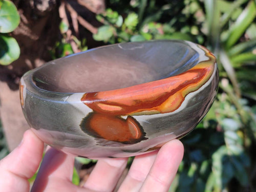 Polished Polychrome Jasper Bowls x 2 From NW Coast, Madagascar - Toprock Gemstones and Minerals 