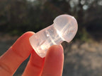 Polished Gemmy Rose Quartz Mushrooms x 35 From Madagascar - Toprock Gemstones and Minerals 