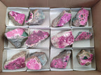 Natural Salrose Cobaltoan Dolomite Specimens x 12 From Kakanda, Congo - Toprock Gemstones and Minerals 