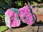 Natural Salrose Cobaltoan Dolomite Specimens x 12 From Kakanda, Congo - Toprock Gemstones and Minerals 