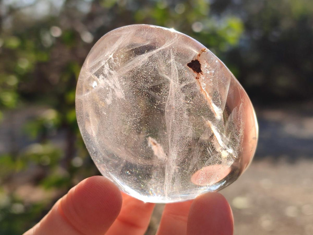 Polished Smokey Quartz and Clear Quartz Standing Display Pieces x 16 From Madagascar - Toprock Gemstones and Minerals 