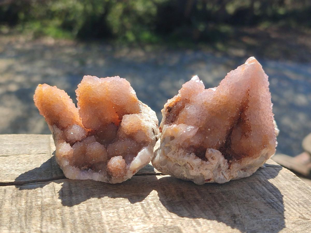 Natural Spirit Amethyst and Spirit Ametrine Clusters x 16 From Boekenhouthoek, South Africa - Toprock Gemstones and Minerals 