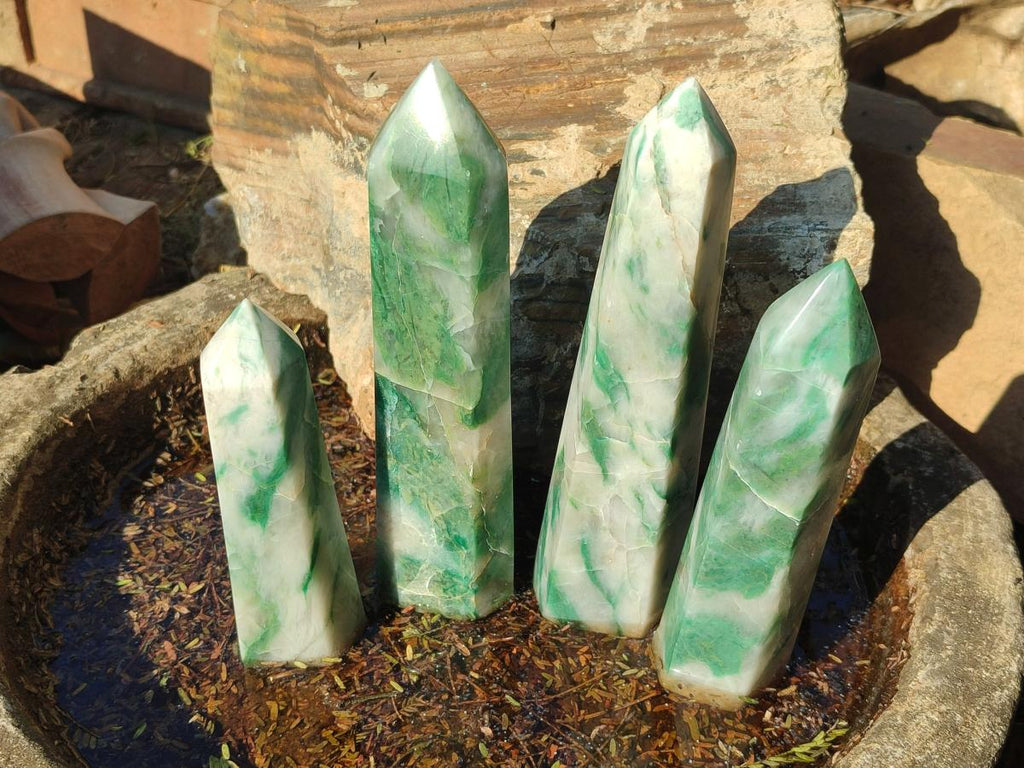 Polished Buddstone Display Crystals x 6 From Swaziland - Toprock Gemstones and Minerals 
