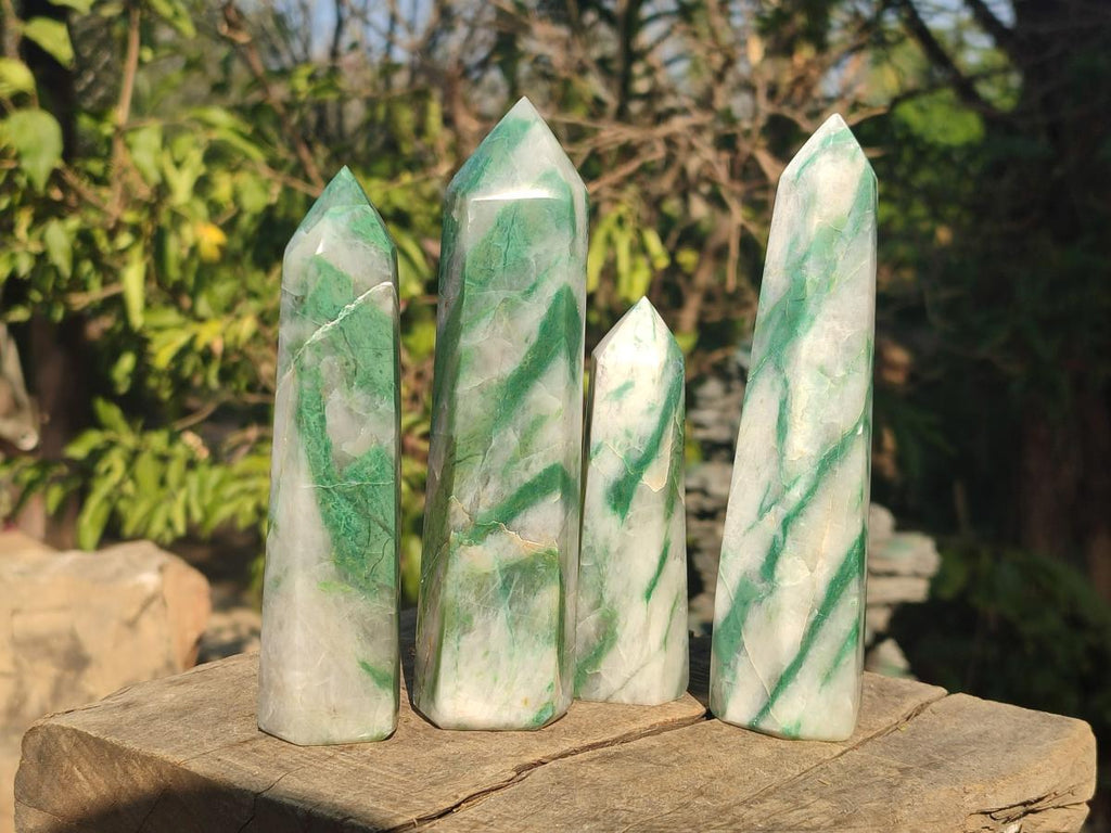 Polished Buddstone Display Crystals x 6 From Swaziland - Toprock Gemstones and Minerals 