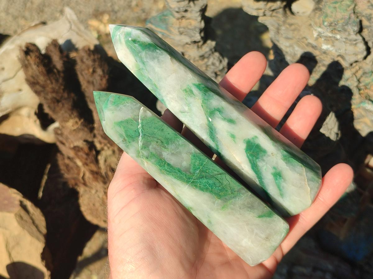 Polished Buddstone Display Crystals x 6 From Swaziland - Toprock Gemstones and Minerals 