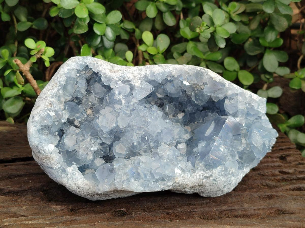 Natural Large Blue Celestite Geode Specimen x 1 From Sakoany, Madagascar - Toprock Gemstones and Minerals 