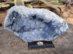 Natural Large Blue Celestite Geode Specimen x 1 From Sakoany, Madagascar - Toprock Gemstones and Minerals 