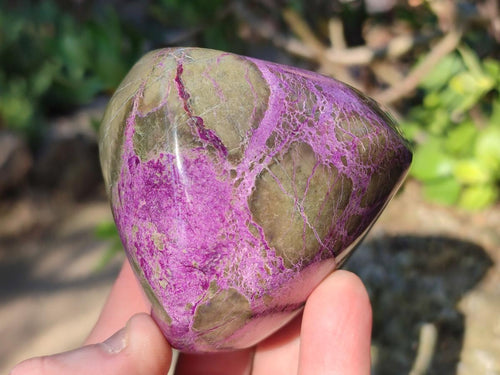 Polished Stichtite Free Forms x 4 From Barberton, South Africa - Toprock Gemstones and Minerals 