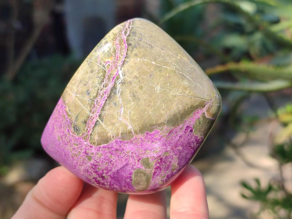 Polished Stichtite Free Forms x 4 From Barberton, South Africa - Toprock Gemstones and Minerals 