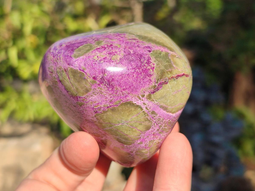 Polished Stichtite Free Forms x 4 From Barberton, South Africa - Toprock Gemstones and Minerals 