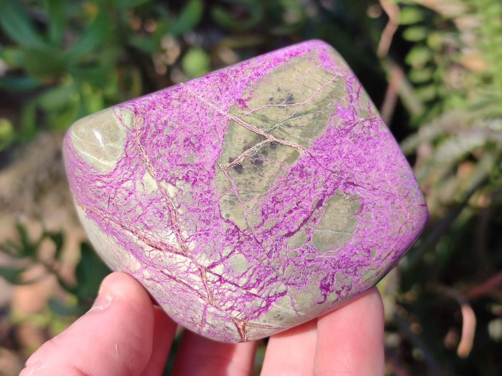 Polished Stichtite Free Forms x 4 From Barberton, South Africa - Toprock Gemstones and Minerals 