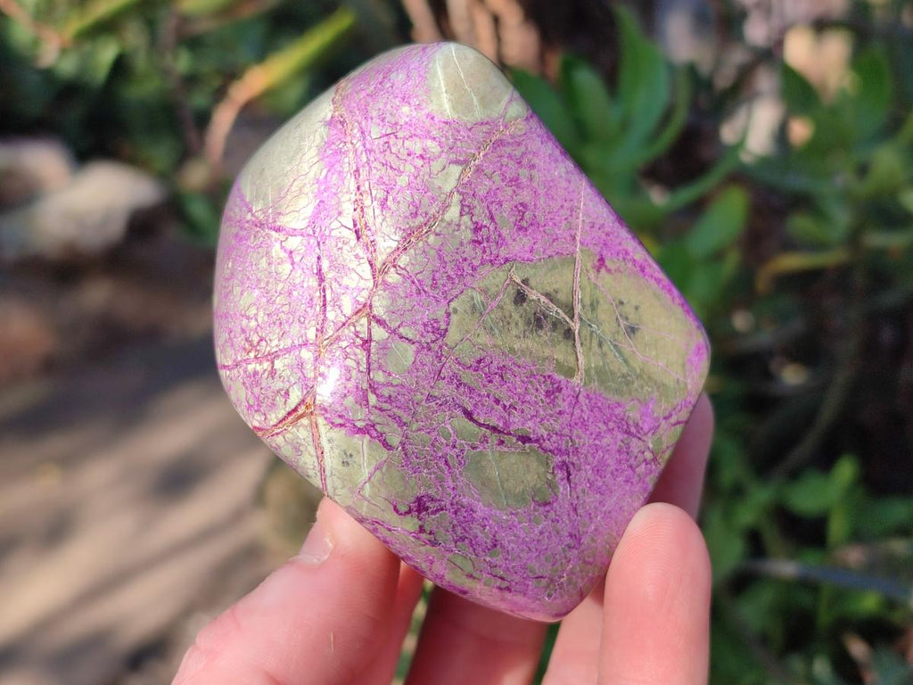 Polished Stichtite Free Forms x 4 From Barberton, South Africa - Toprock Gemstones and Minerals 