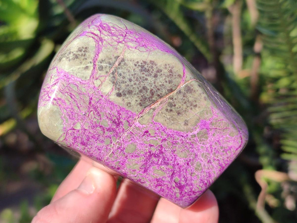 Polished Stichtite Free Forms x 4 From Barberton, South Africa - Toprock Gemstones and Minerals 