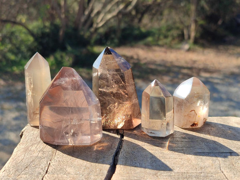Polished Mixed Multi Mineral Display Crystals x 12 From Madagascar - Toprock Gemstones and Minerals 