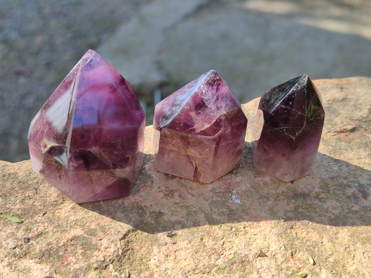 Polished Mixed Multi Mineral Display Crystals x 12 From Madagascar - Toprock Gemstones and Minerals 