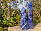 Polished Sodalite Display Crystals x 6 From Kunene River, Namibia - Toprock Gemstones and Minerals 