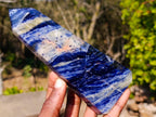 Polished Sodalite Display Crystals x 6 From Kunene River, Namibia - Toprock Gemstones and Minerals 