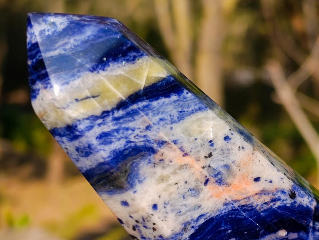 Polished Sodalite Display Crystals x 6 From Kunene River, Namibia - Toprock Gemstones and Minerals 