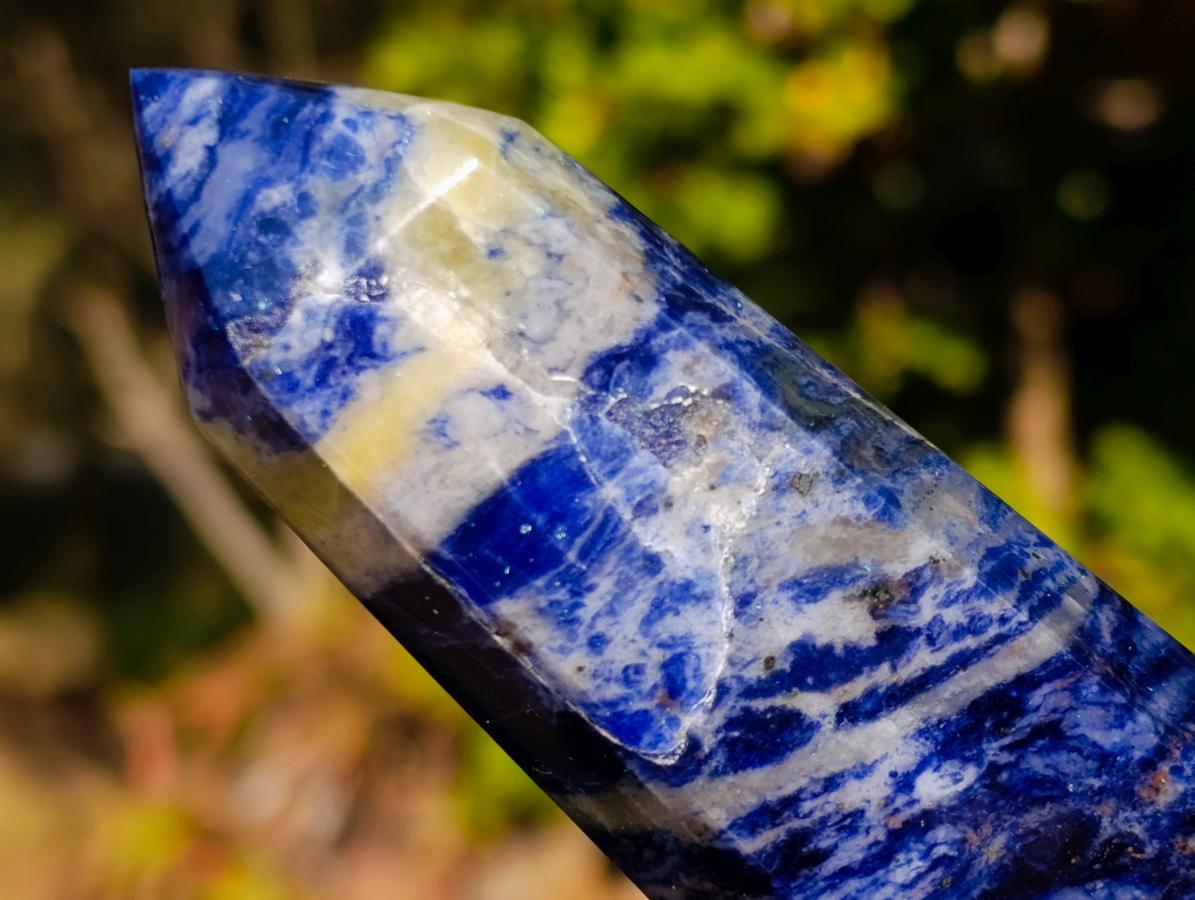 Polished Sodalite Display Crystals x 6 From Kunene River, Namibia - Toprock Gemstones and Minerals 