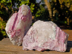 Natural Pink Rubellite Tourmaline Specimens x 2 From Karibib, Namibia - Toprock Gemstones and Minerals 