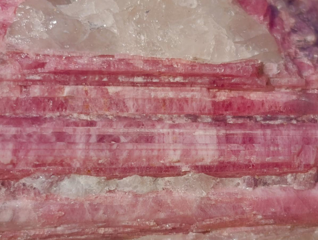 Natural Pink Rubellite Tourmaline Specimens x 2 From Karibib, Namibia - Toprock Gemstones and Minerals 