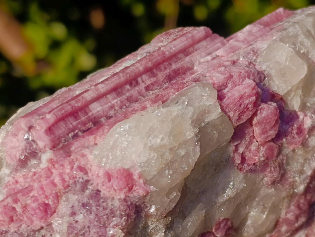 Natural Pink Rubellite Tourmaline Specimens x 2 From Karibib, Namibia - Toprock Gemstones and Minerals 