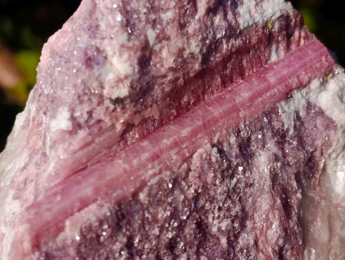 Natural Pink Rubellite Tourmaline Specimens x 2 From Karibib, Namibia - Toprock Gemstones and Minerals 