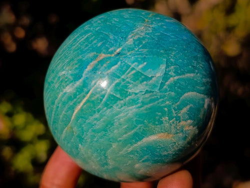 Polished Amazonite Spheres x 3 From Madagascar - Toprock Gemstones and Minerals 