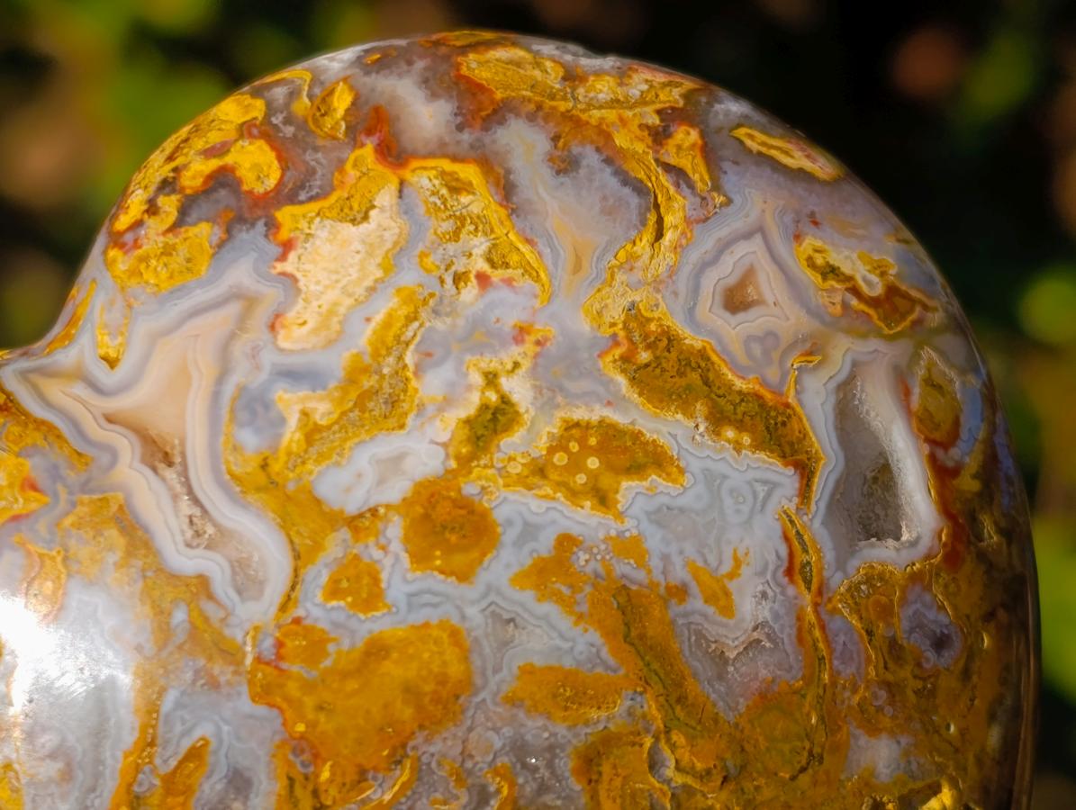 Polished Ocean Jasper Hearts x 6 From Northwest Coast, Madagascar - Toprock Gemstones and Minerals 