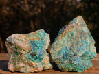 Natural Cobbed Shattuckite Specimens x 24 From Kaokoveld, Namibia - Toprock Gemstones and Minerals 