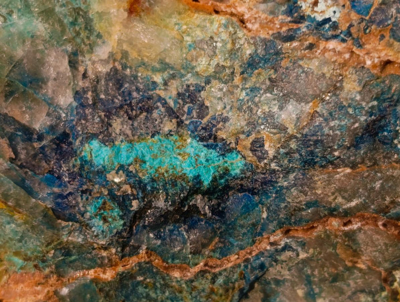 Natural Cobbed Shattuckite Specimens x 24 From Kaokoveld, Namibia - Toprock Gemstones and Minerals 