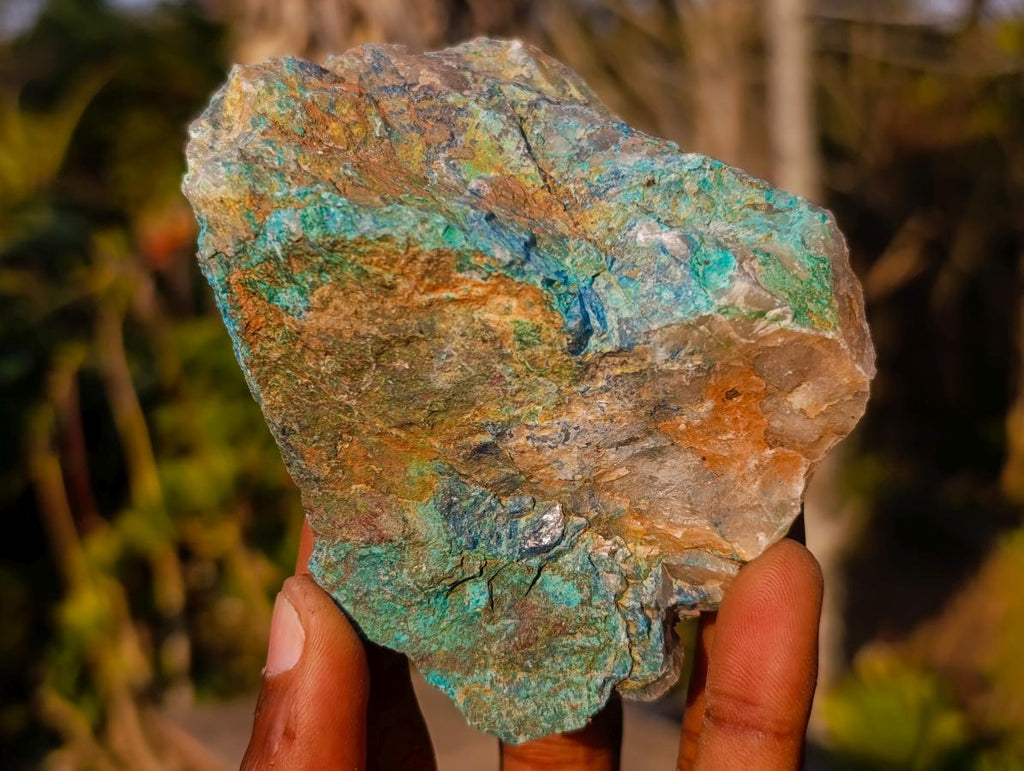 Natural Cobbed Shattuckite Specimens x 24 From Kaokoveld, Namibia - Toprock Gemstones and Minerals 