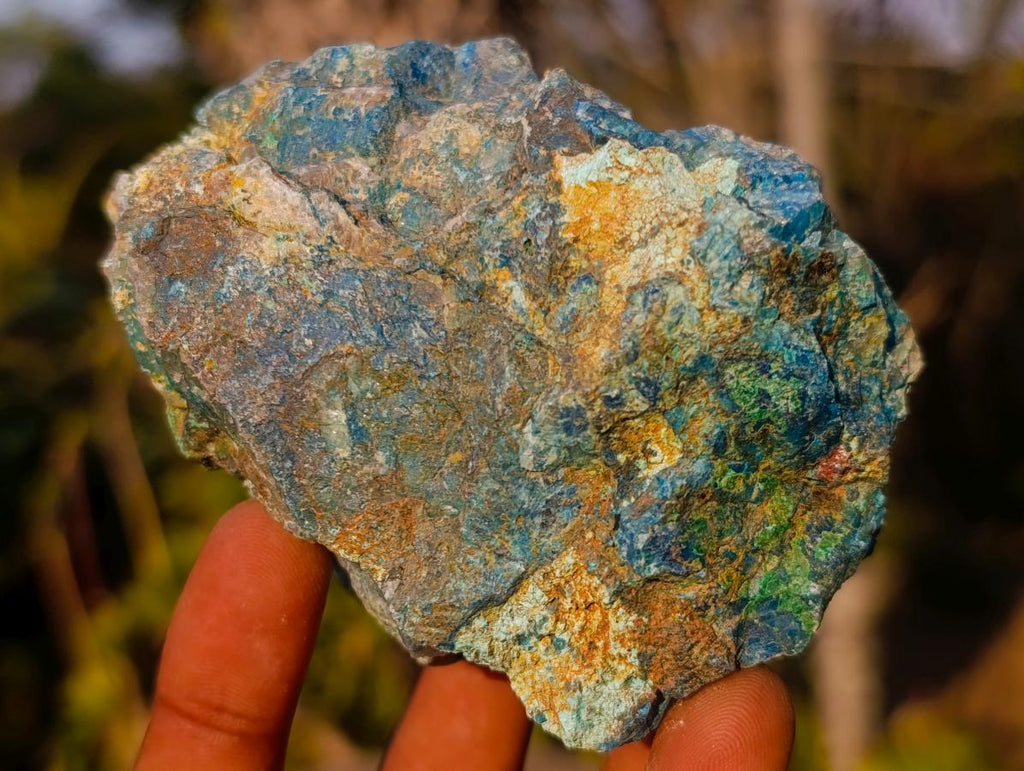 Natural Cobbed Shattuckite Specimens x 24 From Kaokoveld, Namibia - Toprock Gemstones and Minerals 
